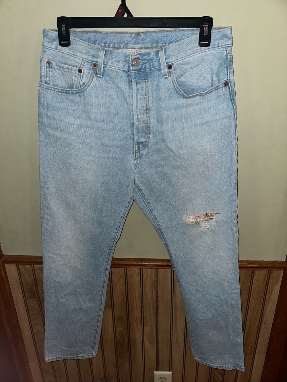 Levi 501’s 150th Anniversary “Fresh as a Daisy” Floral Patchwork size 32